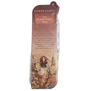 If 2008 Song Of Blackthorn Fairy Bookmark, Cicely M. Barker Flower Fairies #6302